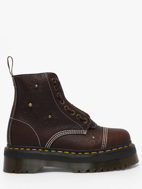 Boots Uit Leder Dr martens Bruin women 42818200