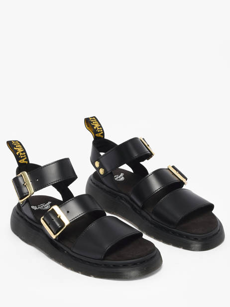 Sandalen Uit Leder Dr martens Zwart women 42329001 ander zicht 1