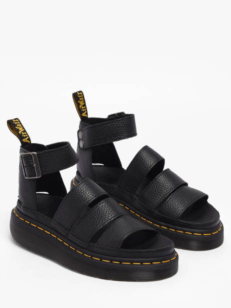 Sandalen Uit Leder Dr martens Zwart women 24476001 ander zicht 1