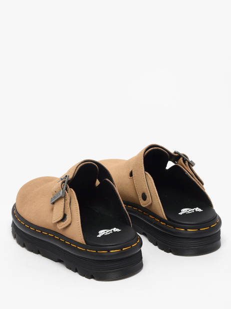 Slippers Met Platformzool Uit Leder Dr martens Beige women 31737439 ander zicht 2