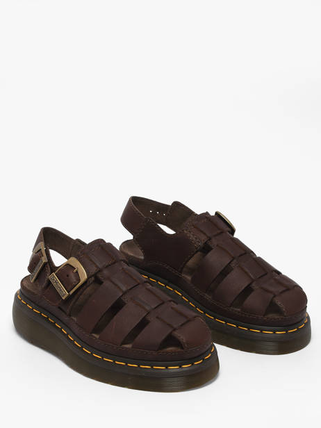 Sandalen Uit Leder Dr martens Bruin women 31524201 ander zicht 1