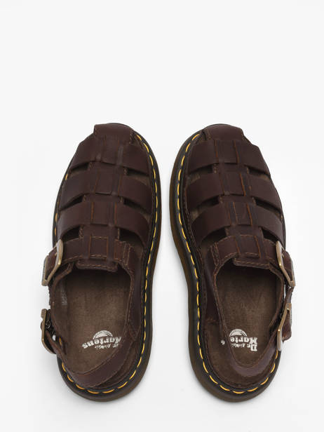 Sandalen Uit Leder Dr martens Bruin women 31524201 ander zicht 3