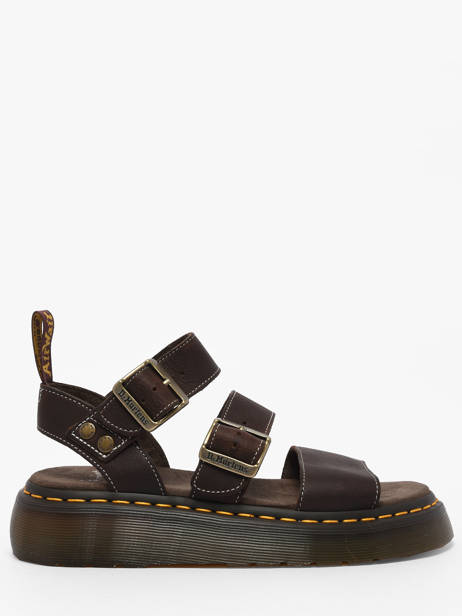 Sandalen Uit Leder Dr martens Bruin women 42004200