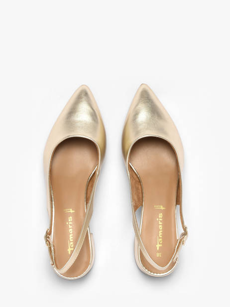 Pumps Uit Leder Tamaris Goud women 42 ander zicht 3
