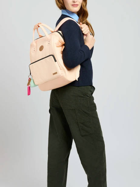 Adventurer Medium - Personaliseerbare Rugzak Cabaia Roze adventurer BAGS ander zicht 1