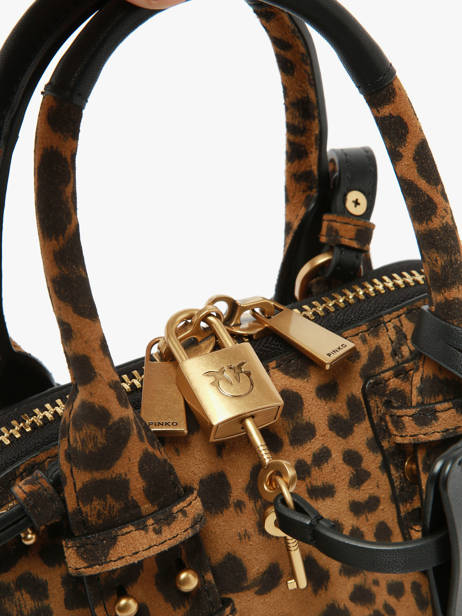 Cross Body Tas Love Bag Soft Pinko Bruin love bag soft 5333A32A ander zicht 2