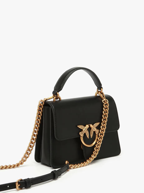 Handtas Love Bag Icon Leder Pinko Zwart love bag icon A0F1 ander zicht 1