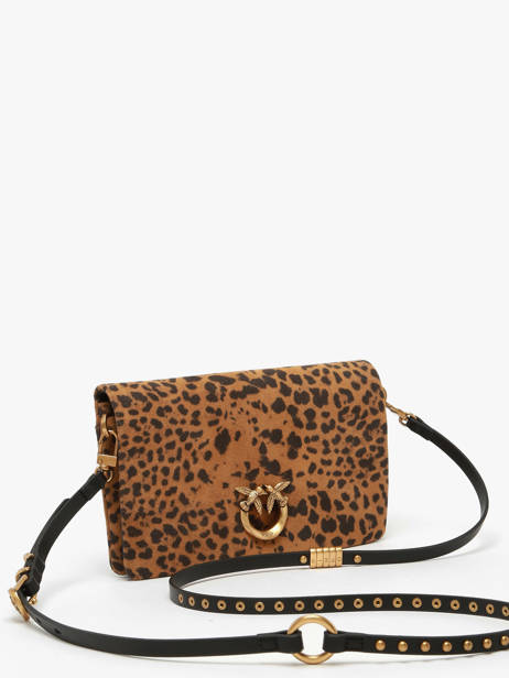 Sac Bandoulière Love Bag Soft Pinko Marron love bag soft 6023A32A vue secondaire 1