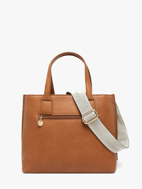 Sac Porté Main Zip Lulu castagnette Marron zip ALBERTO vue secondaire 3