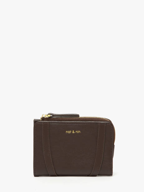 Portefeuille Leder Vintage Nat et nin Bruin vintage ROZA