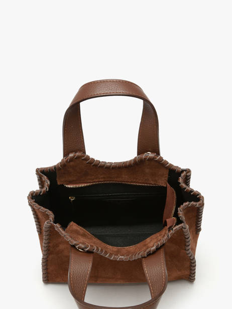 Handtas Velvet Caviar Milano Bruin velvet caviar VC25111 ander zicht 2