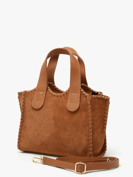 Handtas Velvet Caviar Milano Bruin velvet caviar VC25111 ander zicht 2