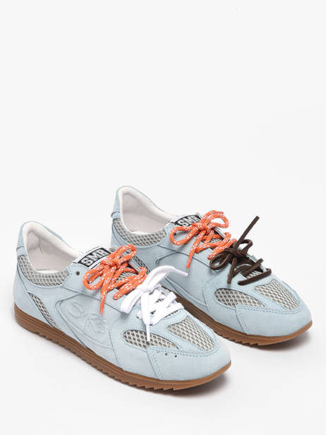 Sneakers Uit Leder Semerdjian Blauw women BILLI243 ander zicht 1