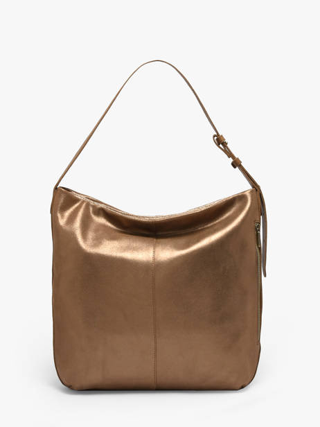 Schoudertas Vintage Leder Mila louise Bruin vintage 23047XC ander zicht 3