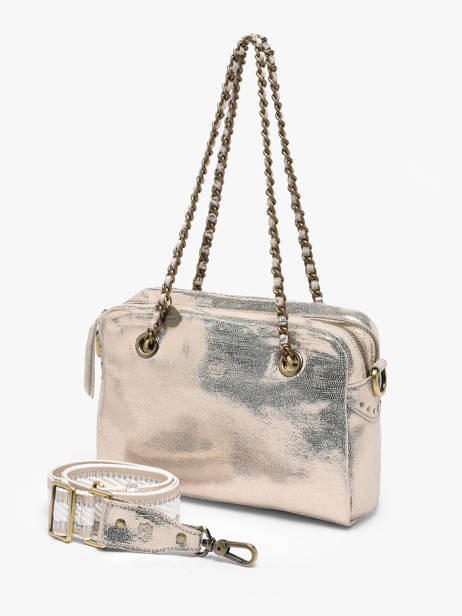 Sac Porté épaule Vintage Cuir Mila louise Bleu vintage 3889RX vue secondaire 1