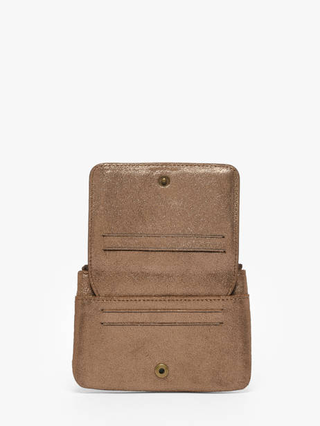 Portemonnee Vintage Leder Mila louise Bruin vintage 3853X ander zicht 1