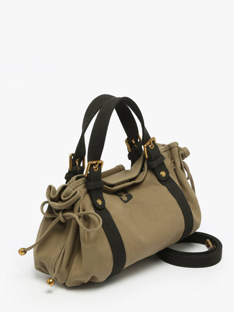 Cross Body Tas Canvas Katoen Gerard darel Groen canvas DDS67450 ander zicht 2