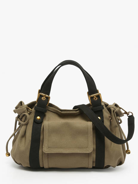 Cross Body Tas Canvas Katoen Gerard darel Groen canvas DDS67450 ander zicht 4