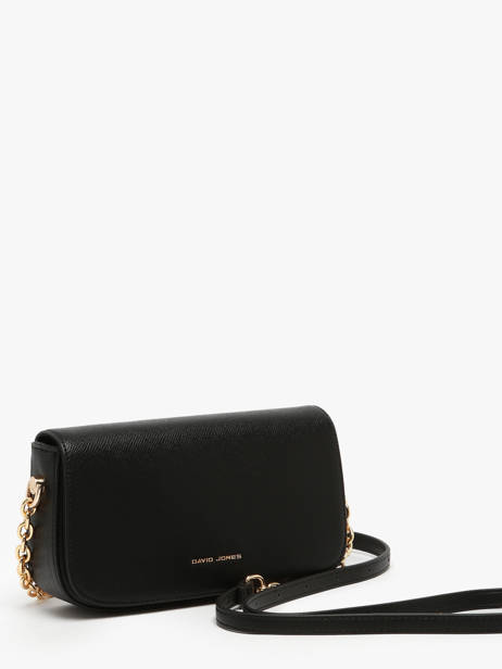 Sac Bandoulière Saffiano David jones Noir saffiano CM8419 vue secondaire 2
