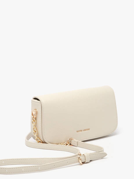 Cross Body Tas Saffiano David jones Beige saffiano CM8419 ander zicht 1