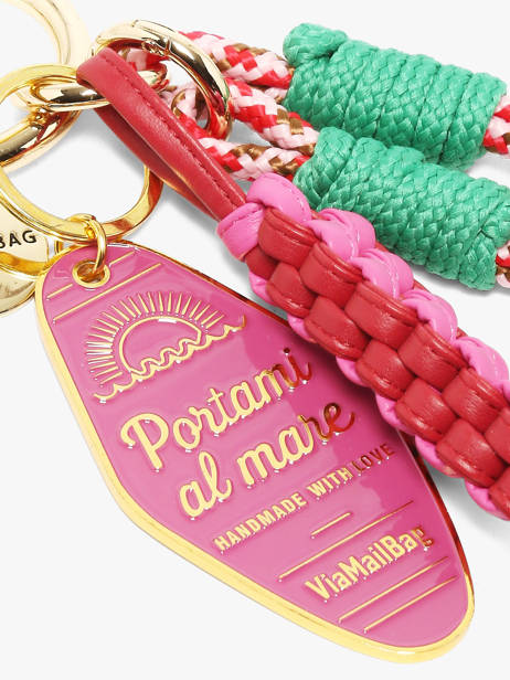 Bijoux De Sac Viamailbag Rose short charm S vue secondaire 1