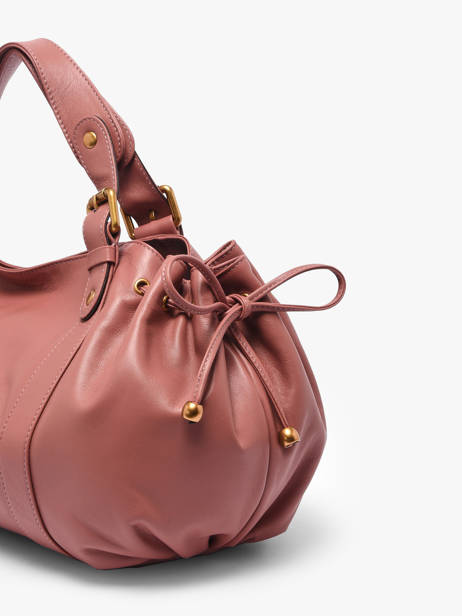 Schoudertas Icone Leder Gerard darel Roze icone DDS01410 ander zicht 5