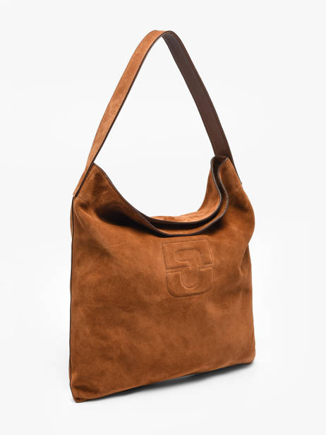 Schoudertas Folk Lady Leder Gerard darel Bruin folk lady DDS72407 ander zicht 1