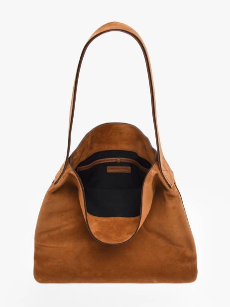 Schoudertas Folk Lady Leder Gerard darel Bruin folk lady DDS72407 ander zicht 2