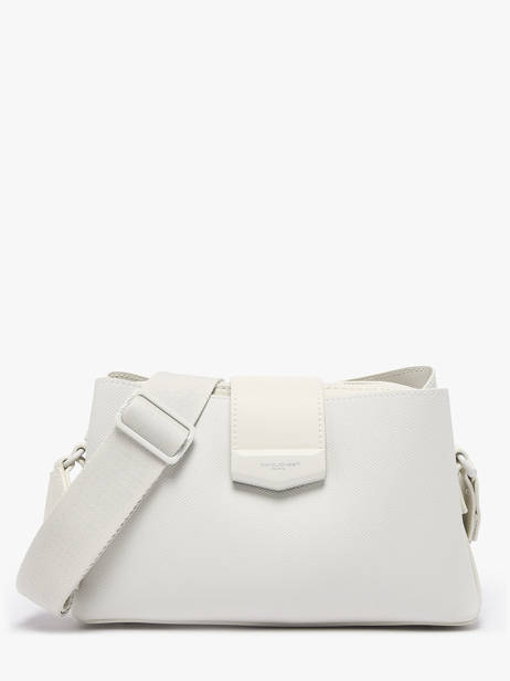 Sac Bandoulière City Polyurethane David jones Blanc city CM8303