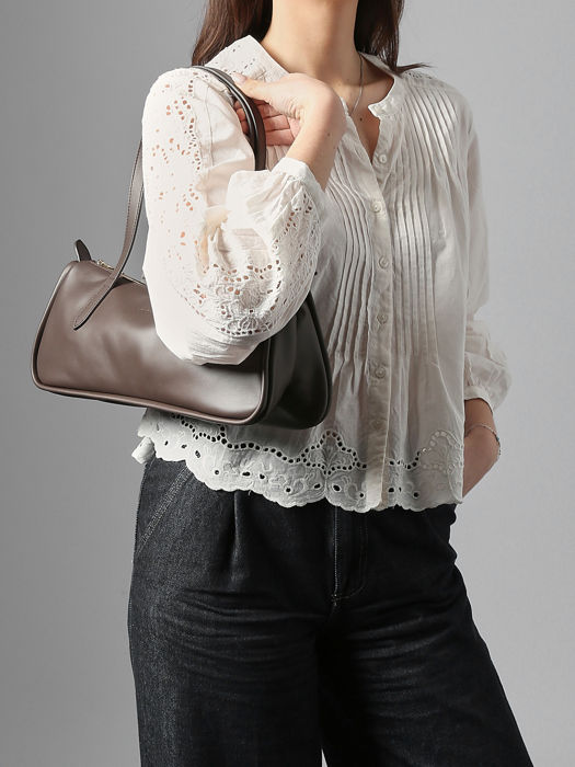 Longchamp Looong Besace Marron