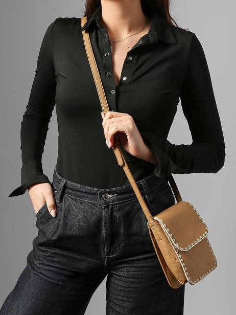 Cross Body Tas Brodery Miniprix Bruin brodery 19675 ander zicht 1