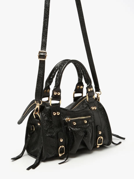 Sac Bandoulière Nine Cuir Milano Noir nine NI24093O vue secondaire 1
