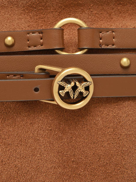 Heuptasje Pinko Bruin love bag soft 6176A0F6 ander zicht 2