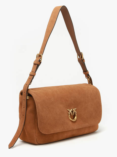 Sac Porté épaule Love Bag Soft Pinko Marron love bag soft 6178A0F6 vue secondaire 1