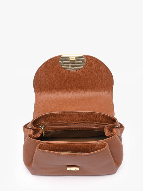 Cross Body Tas Milano Pia Leder Lancaster Bruin milano pia 130 ander zicht 2