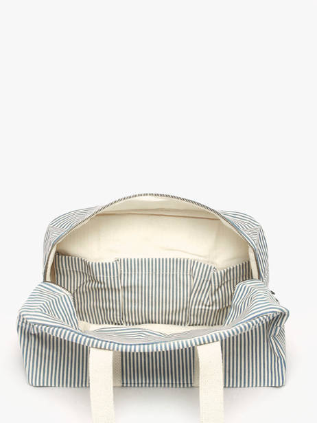Schoudertas Rayures Katoen Hindbag Blauw rayures RA ander zicht 2