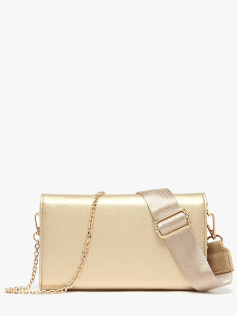 Clutch Miniprix Goud saffiano F5017 ander zicht 2