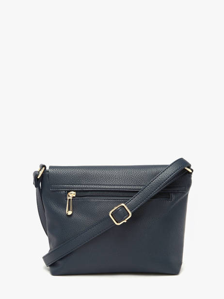 Cross Body Tas Grained Flora & co Blauw grained F7557OR ander zicht 3