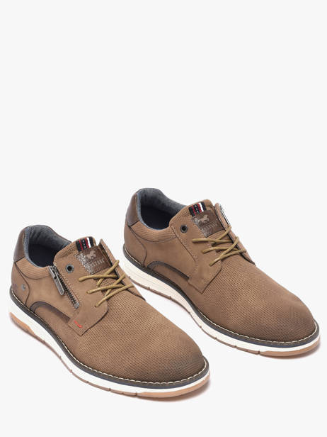 Stadsschoenen Mustang Beige men M0031002 ander zicht 1