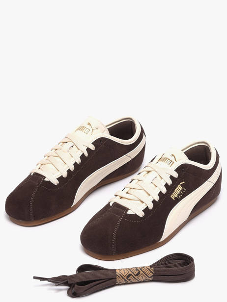 Sneakers Uit Leder Puma Bruin women 40445601 ander zicht 1