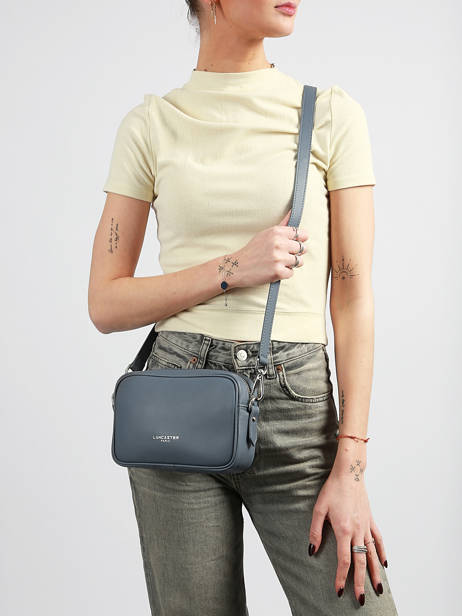 Cross Body Tas Donna Ama Leder Lancaster Blauw donna ama 66 ander zicht 1