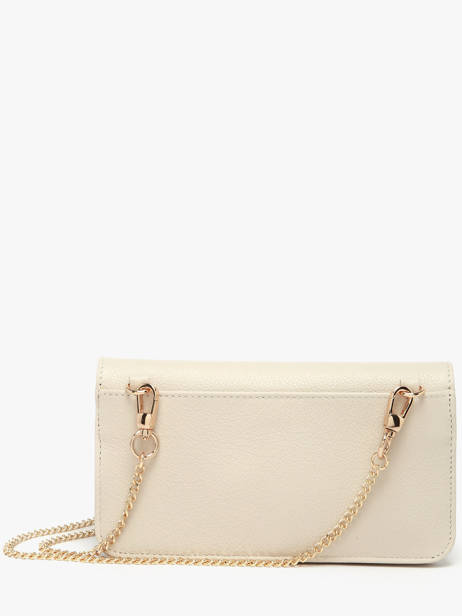 Sac Pochette Luna Cuir Avec Chaînette Amovible Hexagona Beige luna 688422 vue secondaire 4