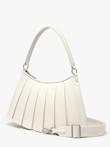 Schoudertas Lenglen Leder Lacoste Wit lenglen NU5176DP ander zicht 1