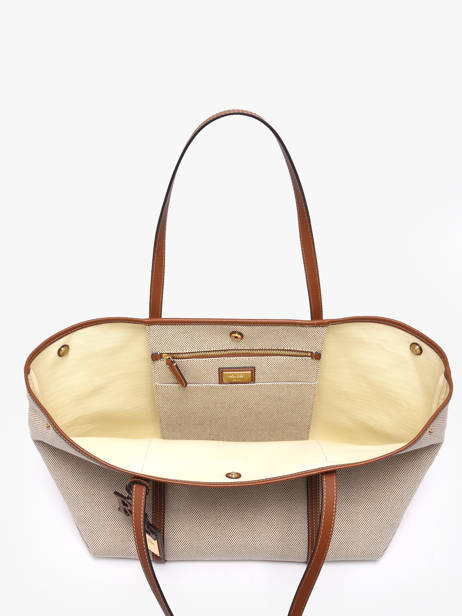 Schoudertas Emerie Canvas En Leder Lauren ralph lauren Beige emerie 31920062 ander zicht 4