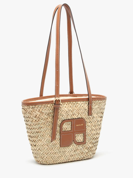 Schoudertas Paille Nat et nin Beige paille PL ander zicht 1