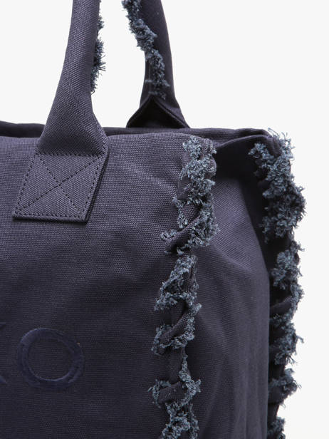 Handtas Logo Shopper Katoen Pinko Blauw logo shopper 6673A3A4 ander zicht 3