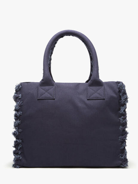 Handtas Logo Shopper Katoen Pinko Blauw logo shopper 6673A3A4 ander zicht 5