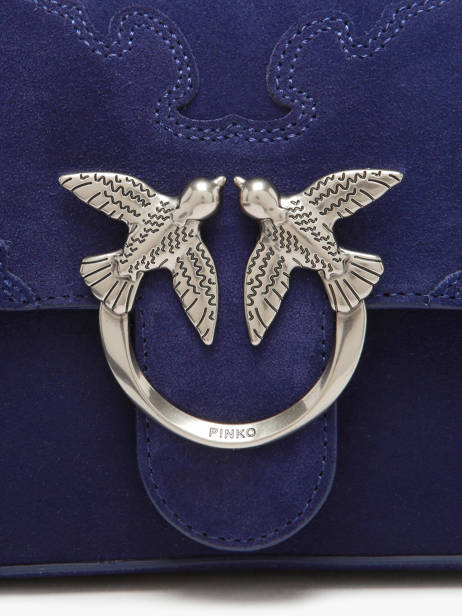 Schoudertas Love Bag Soft Pinko Blauw love bag soft 6244A0F6 ander zicht 2