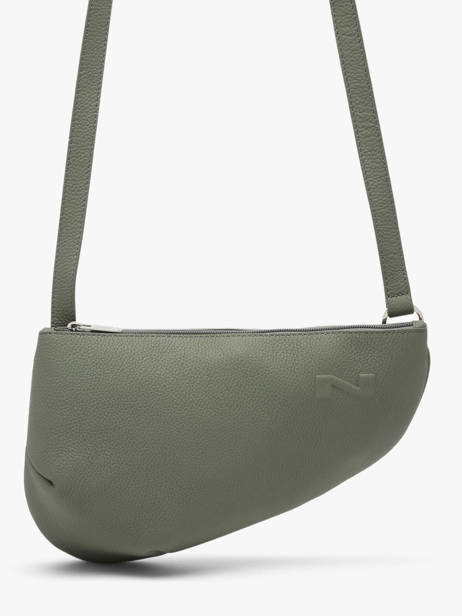 Cross Body Tas Large City Perle Leder Nathan baume Groen n city 1 ander zicht 1