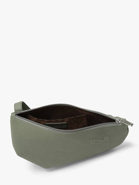Cross Body Tas Large City Perle Leder Nathan baume Groen n city 1 ander zicht 3
